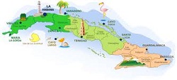 Cuba maps for to rent a house